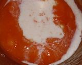 A picture of step 5 of Papaya shake.