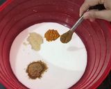 A picture of step 2 of Green Masala Chicken Curry.