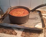 Foto del paso 9 de la receta: Torta Nubecita de Naranja y Miel con Dulce de Batata,Trozo de Chocolate