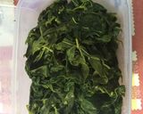 Foto langkah ke 3 dari resep Sayur daun singkong santan telur.