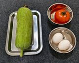 絲瓜蕃茄炒蛋(簡單料理)的食譜步驟1照片