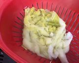 Une image de l'étape 5 de Nids de jeunes poireaux sauce cornichons oignons.