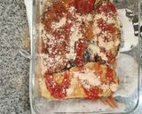 A picture of step 5 of Eggplant Parmigiana.