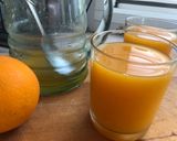 Foto del paso 5 de la receta: Zumo de naranjas "valencias", con jengibre, canela y miel 🍯. Y limón 🍋!!