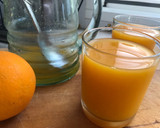 Foto del paso 5 de la receta: Zumo de naranjas "valencias", con jengibre, canela y miel 🍯. Y limón 🍋!!