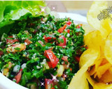 A picture of step 6 of Tabouleh.