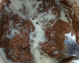 Foto del paso 2 de la receta: "Mug cake" (torta en taza) de chocolate con ❤ de dulce de leche