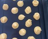 Foto langkah ke 8 dari resep Choux au Craquelin / sus vanila diplomat cream.