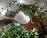 A picture of step 9 of Aloo Ka Bhurtha.