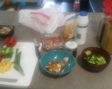 A picture of step 1 of Spaghetti fiesta.