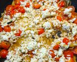 Édesköményes-szardíniás shakshuka főtt rizzsel recept fázis 4 fotója