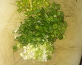 A picture of step 3 of Green vegetables Bhajiya.