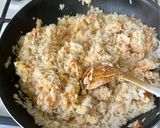 Фото кроку 2 до Рис з омлетом і овочами.