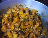 A picture of step 4 of कद्दू की सब्जी.