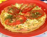 Foto del paso 3 de la receta: Torre de panqueques salados / primavera