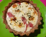 Foto del paso 3 de la receta: Tartita de jamón y queso en masa integral!