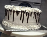 A picture of step 37 of Chocolate cake with whipped cream frosting.