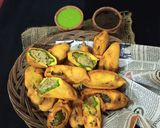 मिर्ची पकौड़ा (mirchi pakoda recipe in Hindi) रेसिपी चरण 7 फोटो