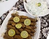 A picture of step 5 of Stuffed Grape Leaves with Pomegranate Molasses 🍇.