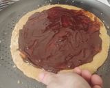 A picture of step 9 of S'mores Pizza.