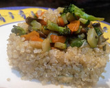 Foto del paso 4 de la receta: Quinoa con verduras