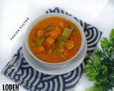 Foto langkah ke 5 dari resep Lodeh Labu Siam Wortel.