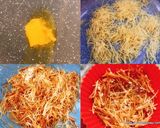 A picture of step 1 of Shahi Paneer Kunafa Pudding.
