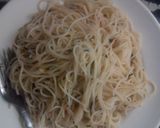 A picture of step 6 of Peperoncino pasta.