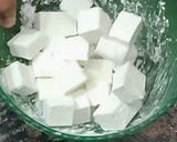 A picture of step 1 of Chilli Paneer 📌.