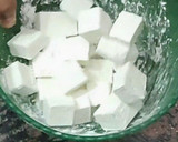 A picture of step 1 of Chilli Paneer 📌.
