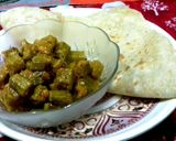A picture of step 6 of Bhindi ki bhujiya & Square paratha #Sehri_CookingSpecial_Contest.