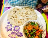 ছাতুর রুটি (Chatur Roti,, Recipe in Bengali) রেসিপি ধাপ - 9 ছবি