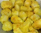 A picture of step 2 of Arbi Dry Sabji.