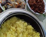 Foto langkah ke 9 dari resep Nasi Kuning Rice cooker + Lauk.