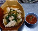 รูปขั้นตอนการทำที่ 5 ของ เกาเหลาตำลึงไก่สับ
