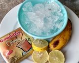 Foto langkah ke 1 dari resep Jus Goodday Pisang Jeruk Nipis.
