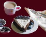 A picture of step 10 of Simply delicious Blueberry choecolate cake for the New Year.