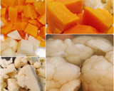Foto del paso 1 de la receta: Curry vegano de calabaza, coliflor y kale