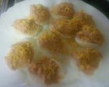 A picture of step 9 of Deviled Eggs with Pork Liver Pâté and Tuna.