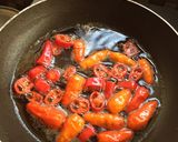 Foto langkah ke 2 dari resep Terong Panggang Sambal Tomat Kemangi#ketofy (maintenance).