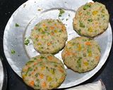 A picture of step 3 of Vegetarian Desi Burger.