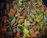 صورة لخطوة 3 من وصفة 😋 فاهيتا الخضروات بالكفته 😋