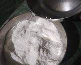 A picture of step 1 of Riceflour Bhakri.