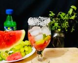 वॉटरमेलन ग्रेप्स मोजीतो (watermelon grapes mojito recipe in Hindi) रेसिपी चरण 5 फोटो