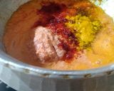 A picture of step 2 of Shahi paneer.
