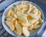 A picture of step 8 of Apple Cake with Cinnamon-Lemon Cream.