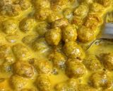 A picture of step 12 of Instant Moong daal Badi sabji/ split green moong daal Badi sabji 😋.