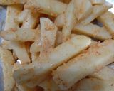 A picture of step 2 of French fries Pakora.