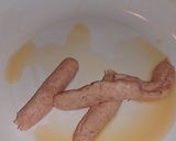 A picture of step 3 of My pork sausage spicy rice.