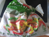 Muslitos de pollo con salsa de setas con verduras